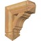 Ekena Millwork Olympic Arts & Crafts Rough Sawn Bracket, Western Red Cedar, 6"W x 20"D x 20"H BKT06X20X20OLY03RWR - alternate 1